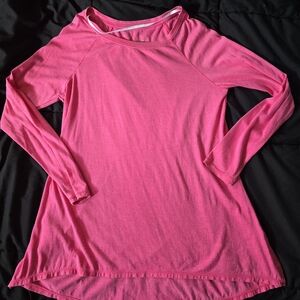 Calvin Klein Performance  Vibrant Pink Long Sleeve Tee